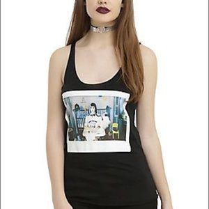 Melanie Martinez black cry baby tank top